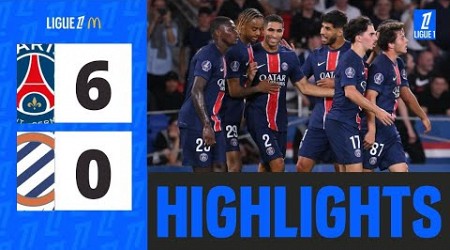 PSG vs Montpellier 6-0 HIGHLIGHTS | Ligue 1 2024/25 | Match Highlights