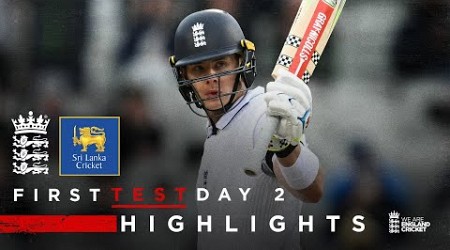 Smith &amp; Brook Hit Half-Centuries | Highlights - England v Sri Lanka Day 2 | Rothesay Test 2024