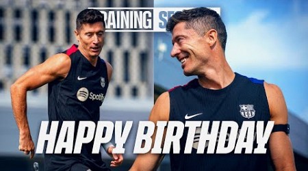 Teammates wish LEWY a HAPPY BIRTHDAY! 