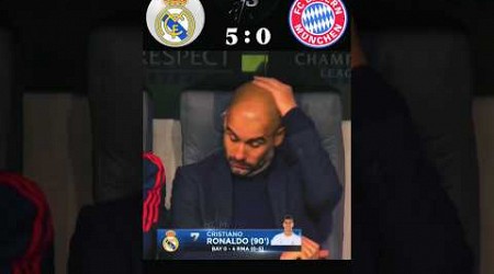 REAL MADRID VS BAYERN MUNICH 5-0 UCL CLASH #youtubeshorts #football #shorts