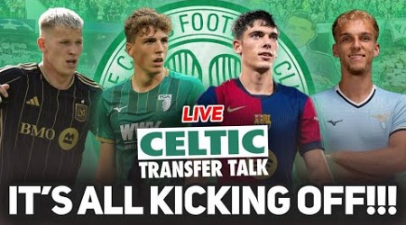 CELTIC SET TO HAVE BUSY END TO TRANSFER WINDOW! | LIVE Celtic Transfer Talk