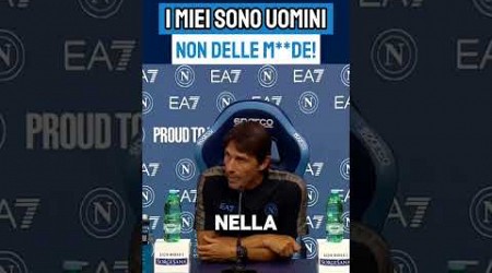 #Conte: &quot;Ci sono gli uomini e le mer*e!&quot; 