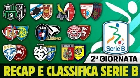 CLASSIFICA | SERIE B | SAMPDORIA , PALERMO E BARI 