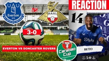 Everton vs Doncaster Rovers 3-0 Live Carabao Cup EFL Football Match Score Commentary Highlights