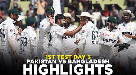 Full Highlights | Pakistan vs Bangladesh | 1st Test Day 3, 2024 | PCB | M8A1K