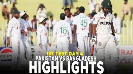 Full Highlights | Pakistan vs Bangladesh | 1st Test Day 4, 2024 | PCB | M8A1K