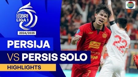 Persija Jakarta VS Persis Solo - Highlights | BRI Liga 1 2024/25