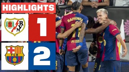 RAYO VALLECANO 1 - 2 FC BARCELONA | RESUMEN LALIGA EA SPORTS