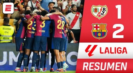 BARCELONA remontó y derrotó 2-1 al RAYO VALLECANO con gol de DANI OLMO en su estreno | La Liga