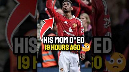 This player mom died, the next day he scored for United and dedicated the goal for her.