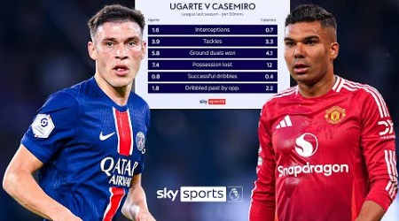 How does Manuel Ugarte compare with Casemiro? 