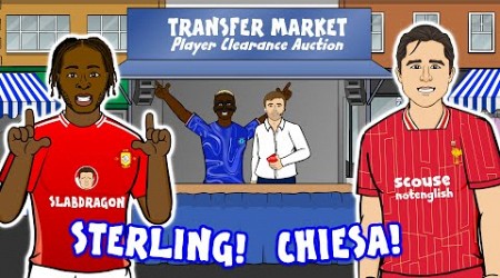 STERLING TO MAN UTD? CHIESA TO LIVERPOOL? OSIMHEN TO CHELSEA? (Transfer Market Fabrizio Romano)