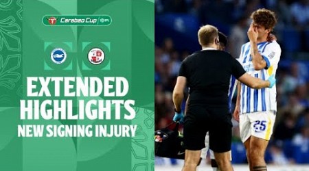 NEW SIGNING INJURED! | Brighton v Crawley Town extended highlights