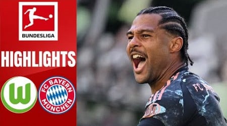 VfL Wolfsburg - FC Bayern München 2:3 Highlights Bundesliga 2024-25, wolfsburg vs bayern highlights