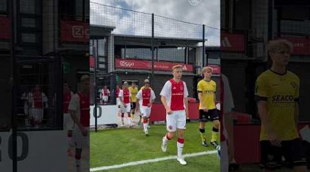 Ajax U19 wins 7-1 and advances to the next cup round! 