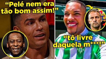 CRISTIANO RONALDO DESRESPEITA PELÉ | VITOR ROQUE VIRA MEME NO REAL BETIS | DINIZ ENLOUQUECEU e mais!