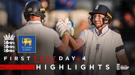 Root&#39;s 62* Leads England To Victory | Highlights - England v Sri Lanka Day 4 | Rothesay Test 2024