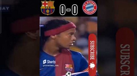 Barcelona VS Bayern Munichen 2006 Ronaldinho Rockets free Kick #youtube #shorts #football