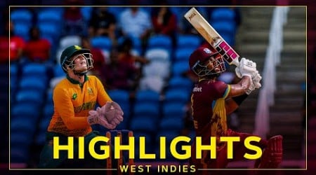 Hope Smashes 41 Off 22 | Highlights | West Indies v South Africa | 2nd T20I