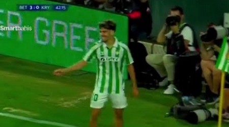 Abdessamad Ezzalzouli Goal Doubles, Real Betis vs Kryvbas (3-0), Goals Results &amp; Extended Highlights