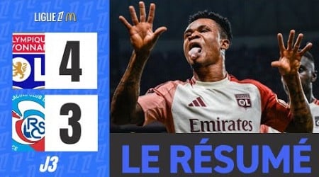 Lyon Strasbourg | 4-3 | Le Résumé | Ligue 1 2024-25 | lyon vs strasbourg