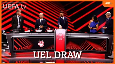 2024/25 #UEL League Phase Draw