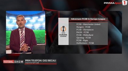 FCSB, cu Manchester United și PAOK în Europa League. Becali calculează prețurile la bilete