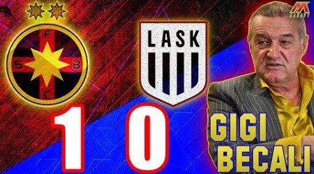 Gigi Becali extrem de fericit pentru calificarea in grupele Europa League dupa FCSB vs Lask Linz 1-0