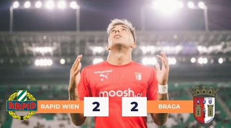 RAPID WIEN 2 x 2 BRAGA (GOLOS) - UEFA EUROPA LEAGUE