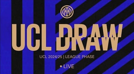 LIVE 2024/25 CHAMPIONS LEAGUE DRAW ⚫