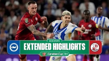 Brighton vs. Crawley Town: Extended Highlights | Carabao Cup | CBS Sports Golazo