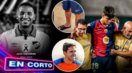 GRAVE LESIÓN en el BARÇA; así quedó PEDRI | CHIESA ya dio el SÍ | LUTO en el FUTBOL SUDAMERICANO