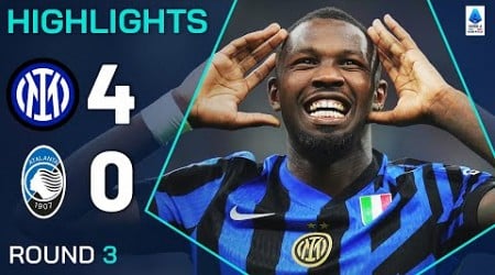 INTER-ATALANTA 4-0 | HIGHLIGHTS | Thuram nets brace in San Siro goalfest | Serie A 2024/25