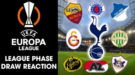 Reacting To Spurs Europa League Draw!