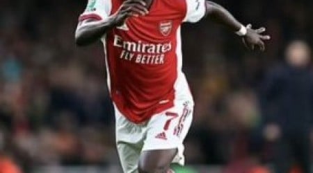 Bukayo Saka reacts after Arsenal draw vs Brighton