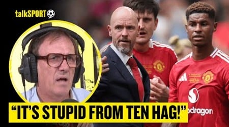 Tony Cascarino SLAMS Erik Ten Hag&#39;s &#39;DRIVEL&#39; After HITTING BACK Alan Shearer&#39;s Comments On Rashford