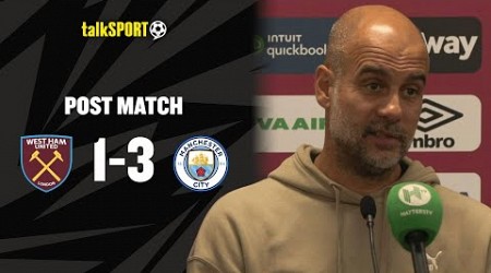 Pep Guardiola REACTS To Man City&#39;s 3-1 Win Over West Ham &amp; HAT-TRICK Hero Erling Haaland! 