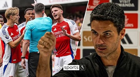 &quot;Amazed, amazed, amazed!&#39;&quot; | Arteta FRUSTRATED with Rice red card 