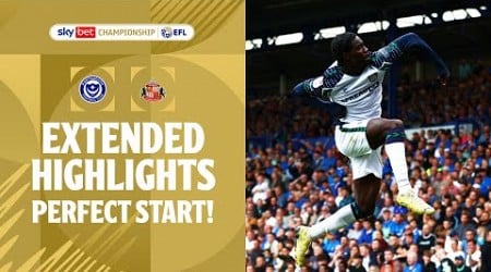 PERFECT START! | Portsmouth v Sunderland extended highlights