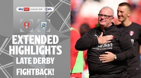 LATE DERBY FIGHTBACK! | Rotherham United v Huddersfield Town extended highlights