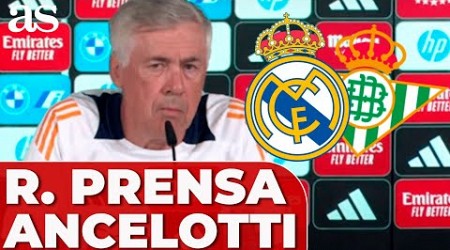 CARLO ANCELOTTI, RUEDA DE PRENSA COMPLETA | Previa REAL MADRID vs. REAL BETIS