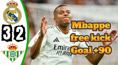 Real Madrid vs Real Betis 3-2 - All Goals &amp; Highlights - 2024