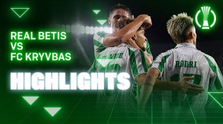 Resumen del partido Real Betis - FC Kryvbas | HIGHLIGHTS | Real BETIS Balompié