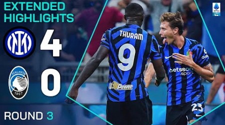 INTER-ATALANTA 4-0 | EXTENDED HIGHLIGHTS | SERIE A 2024/25