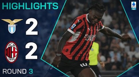 LAZIO-MILAN 2-2 | HIGHLIGHTS | Leão equalises to draw Milan level | Serie A 2024/25