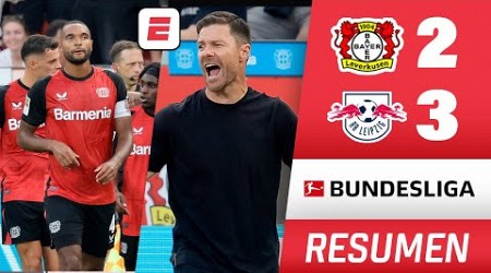 Bayer Leverkusen de Xabi Alonso no pudo con el RB Leipzig y cayó sorpresivamente 3-2 | Bundesliga