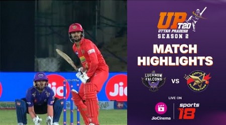 Lucknow Falcons vs Kanpur Superstars | UPT20 Highlights | JioCinema &amp; Sports18