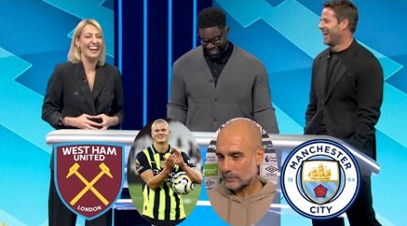 West Ham vs Manchester City 1-3 Erling Haaland Hat-trick⚽⚽⚽ Pep Guardiola And Haaland Reaction