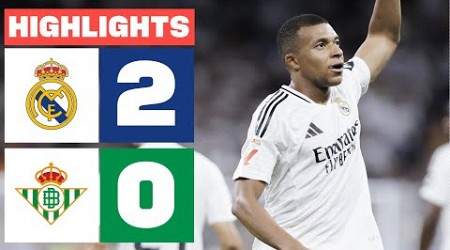 REAL MADRID 2 - 0 REAL BETIS | RESUMEN LALIGA EA SPORTS