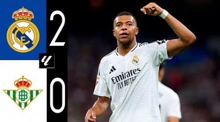 Kylian Mbappé Penalty Goal | Real Madrid vs Real Betis 2-0 Highlights | LaLiga 2024/25